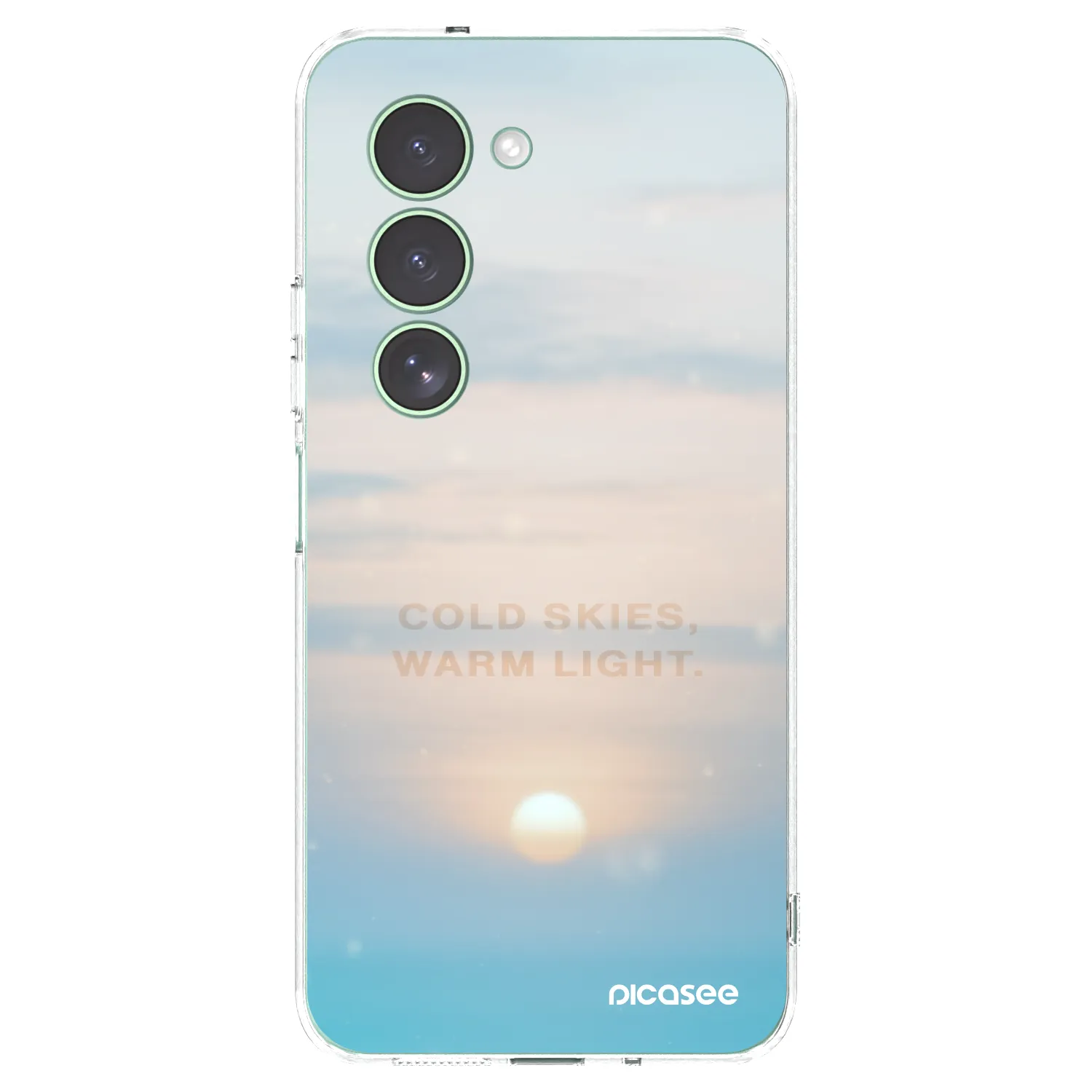 Picasee silikonski prozorni ovitek za Xiaomi Redmi 15 5G - COLD SKIES
