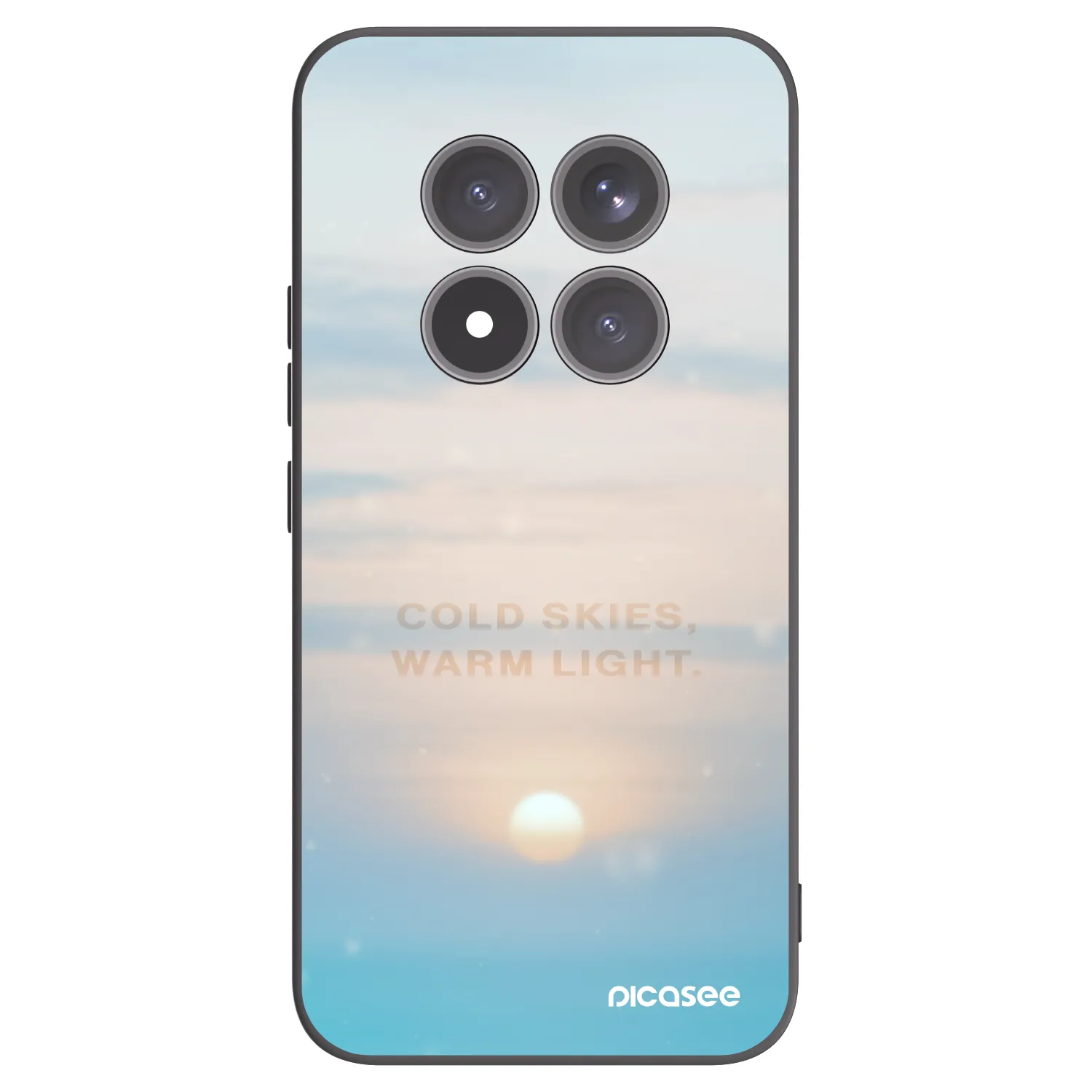 Picasee silikonski črni ovitek za Xiaomi Redmi Note 15 Pro+ - COLD SKIES