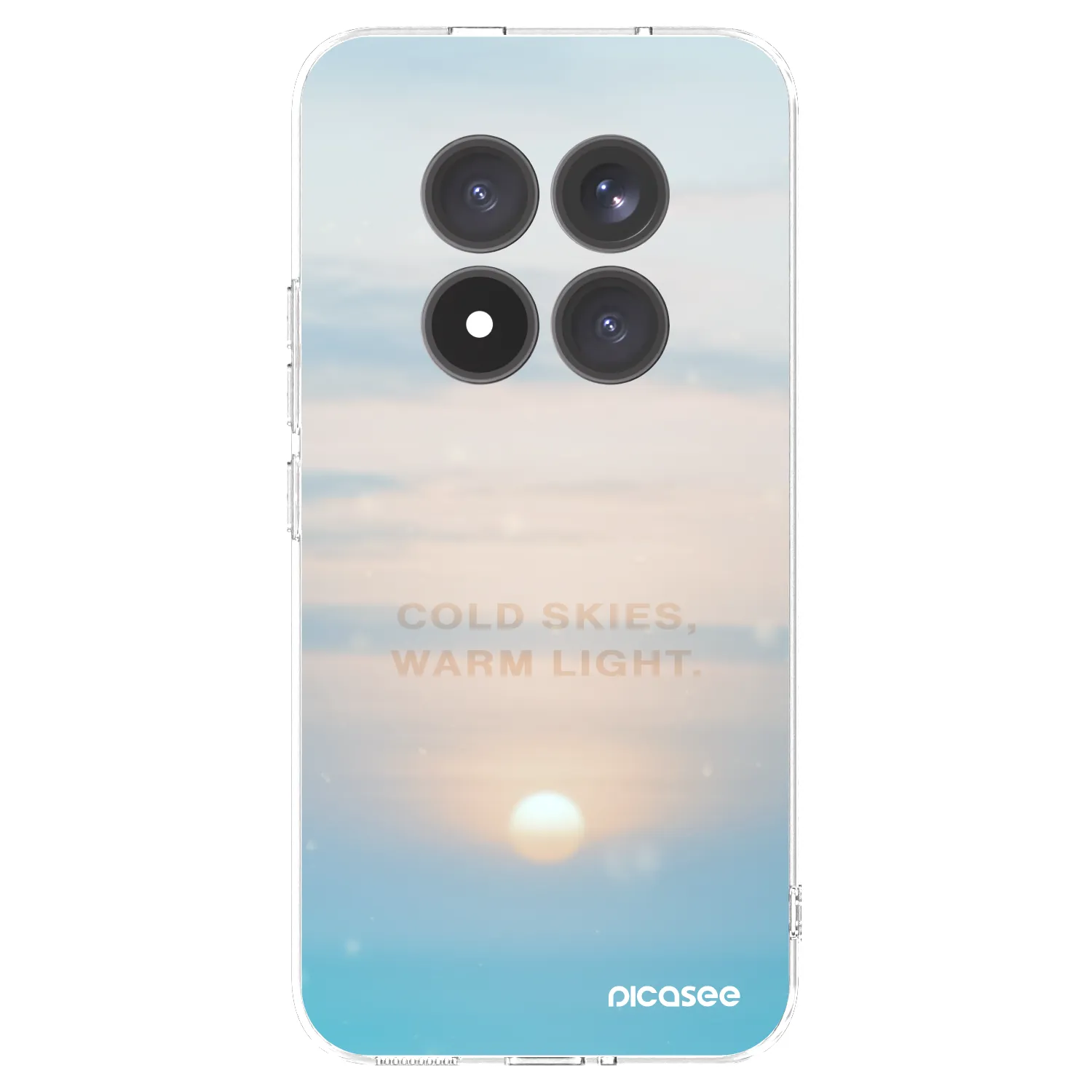 Picasee silikonski prozorni ovitek za Xiaomi Redmi Note 15 Pro+ - COLD SKIES