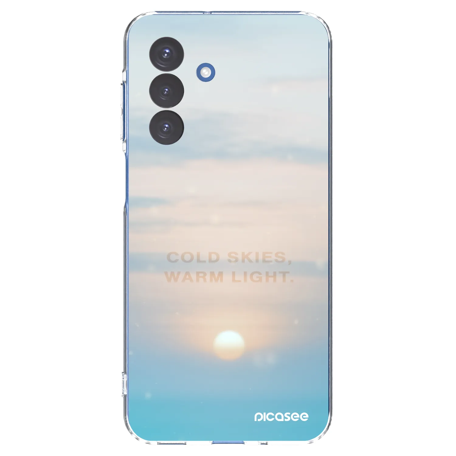 Picasee silikonski prozorni ovitek za Samsung Galaxy A17 5G - COLD SKIES