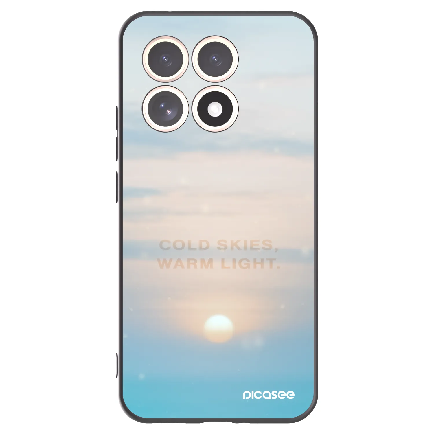 Picasee silikonski črni ovitek za Xiaomi 15T - COLD SKIES