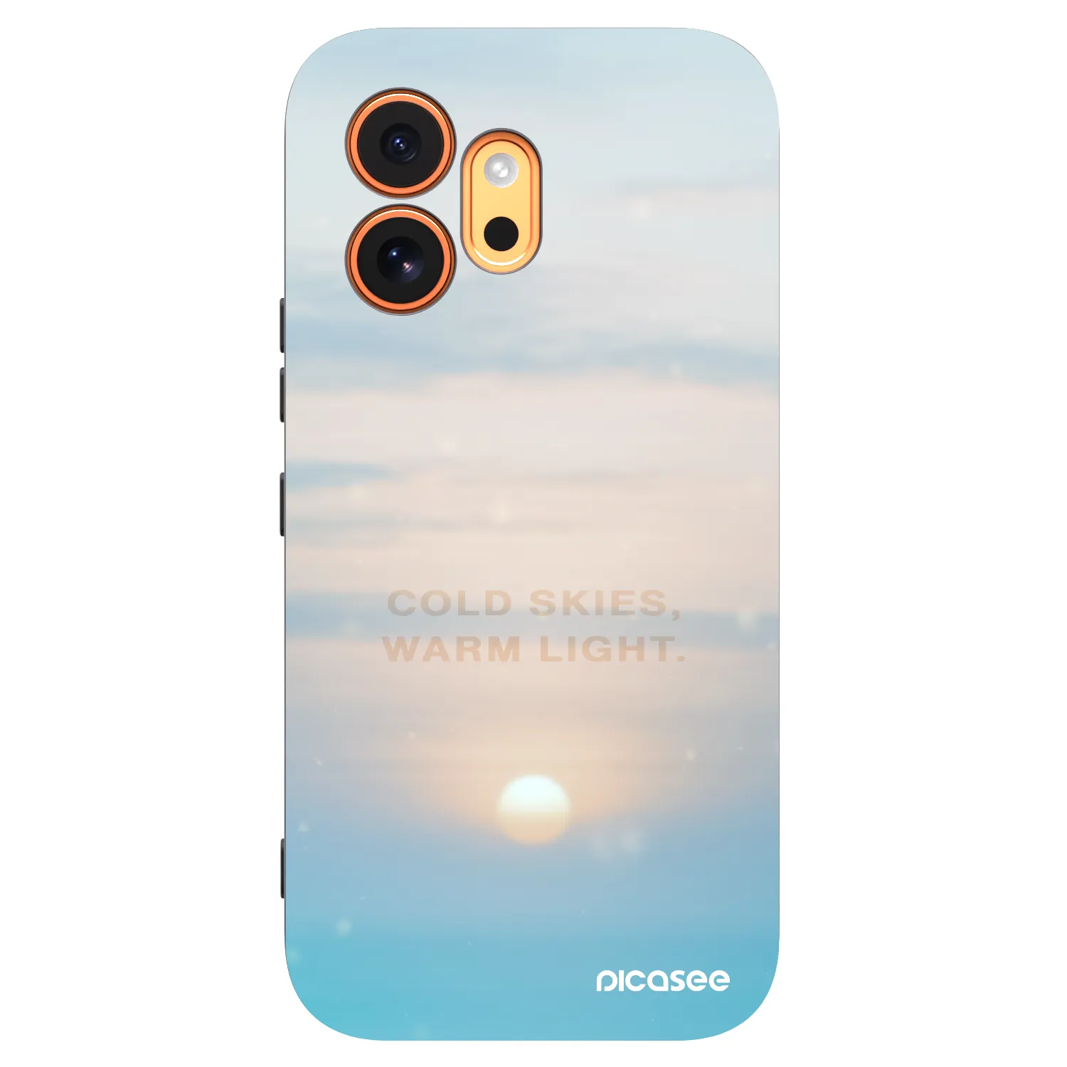 Picasee silikonski črni ovitek za Honor 600 - COLD SKIES