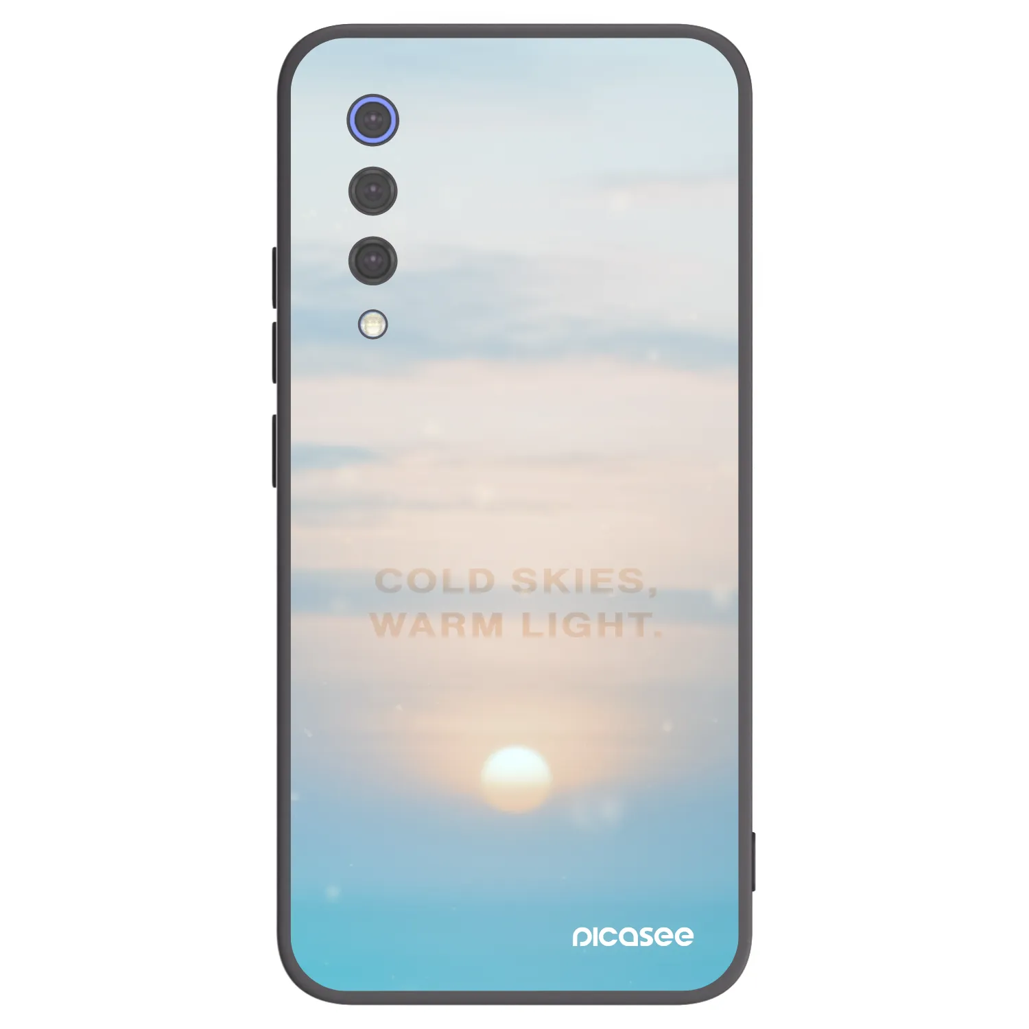 Picasee silikonski črni ovitek za Xiaomi Mi 9 SE - COLD SKIES