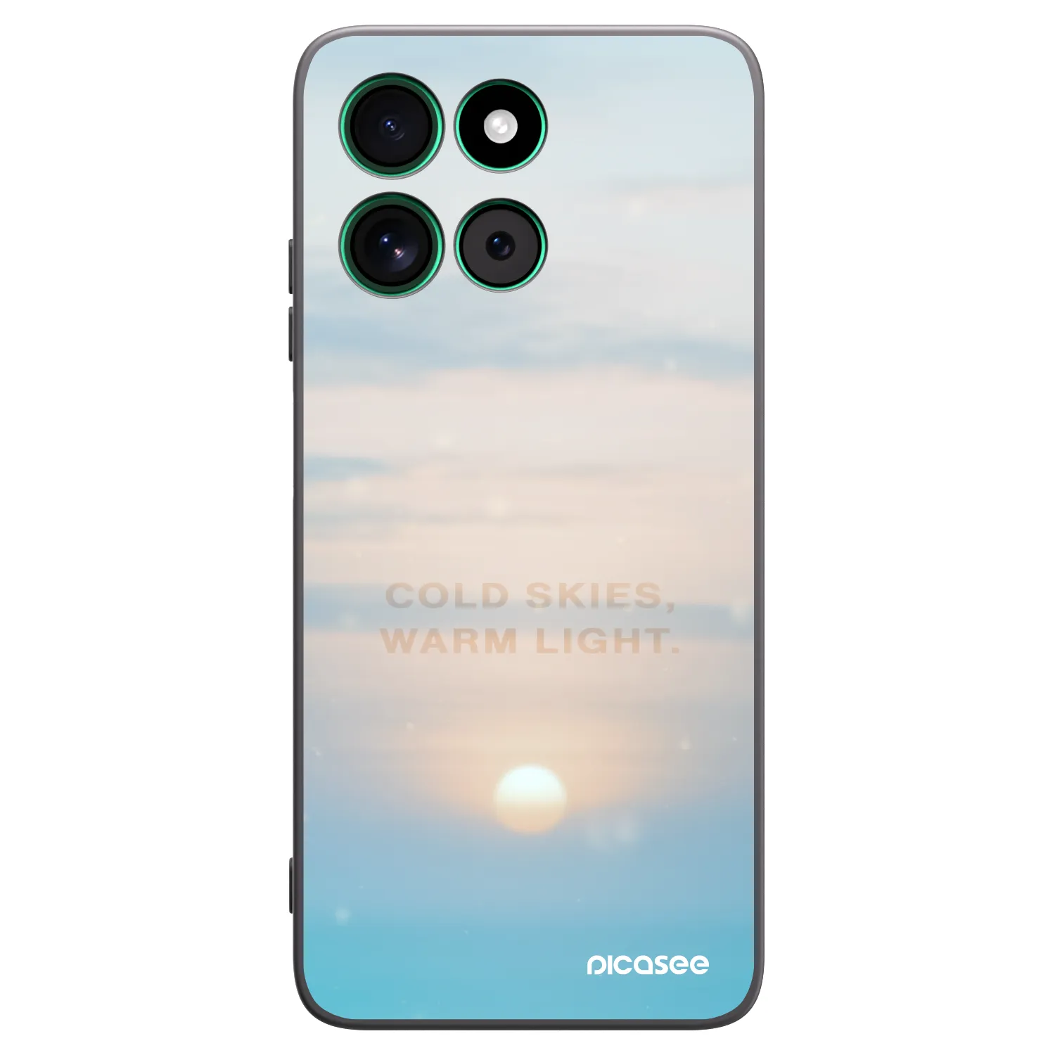 Picasee silikonski črni ovitek za Motorola Moto G57 Power - COLD SKIES