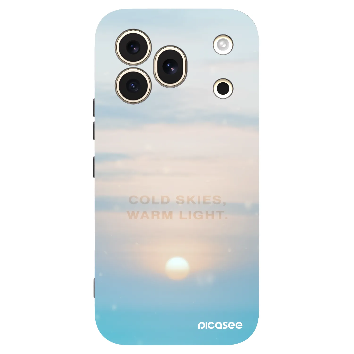 Picasee silikonski črni ovitek za Honor 600 Pro - COLD SKIES