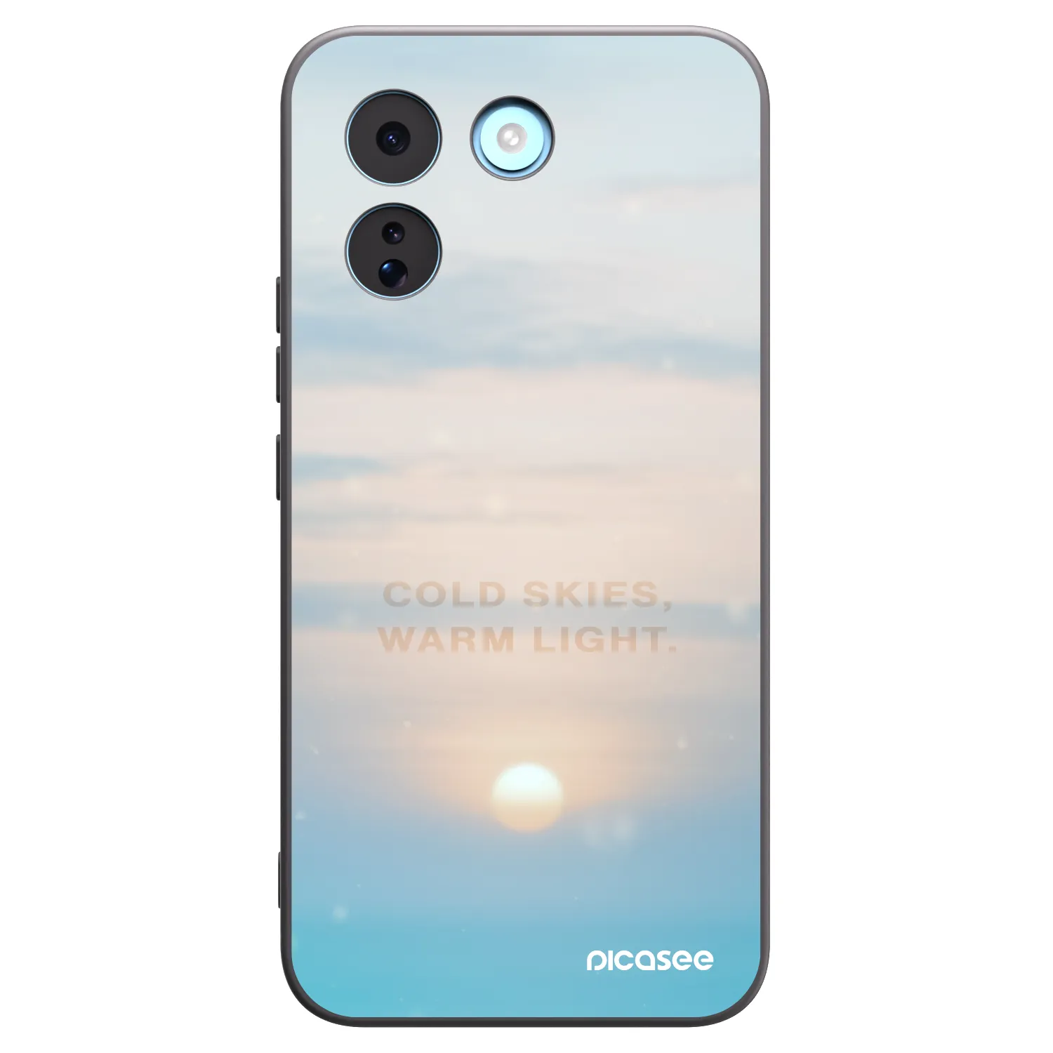 Picasee silikonski črni ovitek za Xiaomi Redmi Note 17 Pro MAX 5G - COLD SKIES