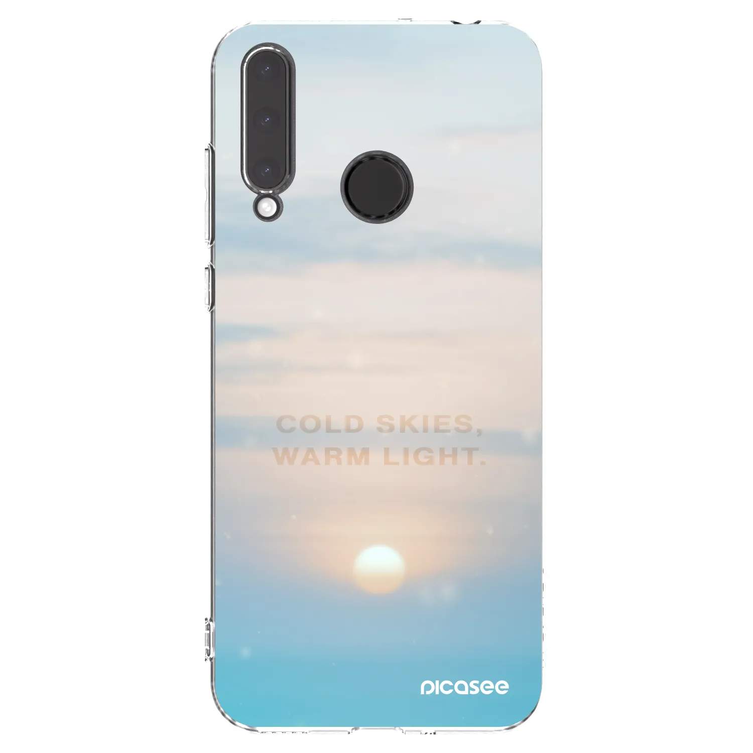Picasee silikonski prozorni ovitek za Honor 20 Lite - COLD SKIES