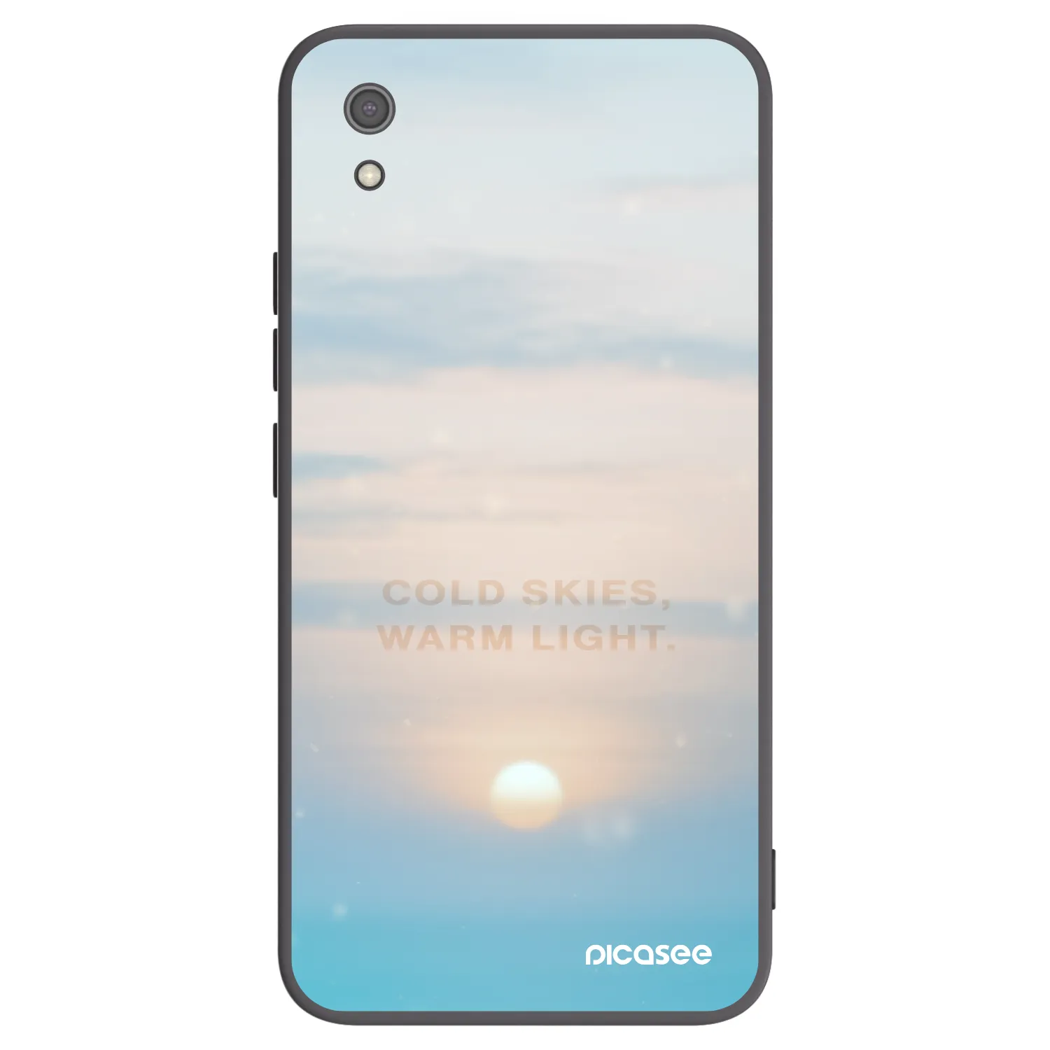 Picasee silikonski črni ovitek za Xiaomi Redmi 7A - COLD SKIES