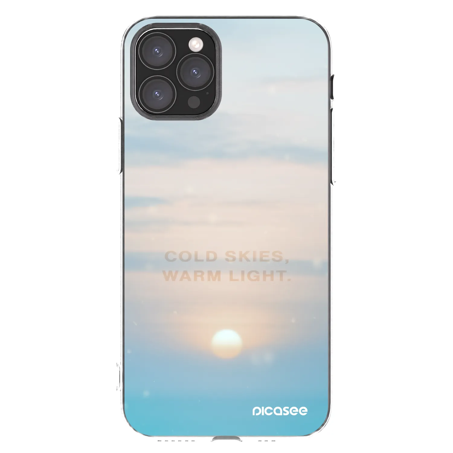 Picasee silikonski prozorni ovitek za Apple iPhone 11 Pro - COLD SKIES
