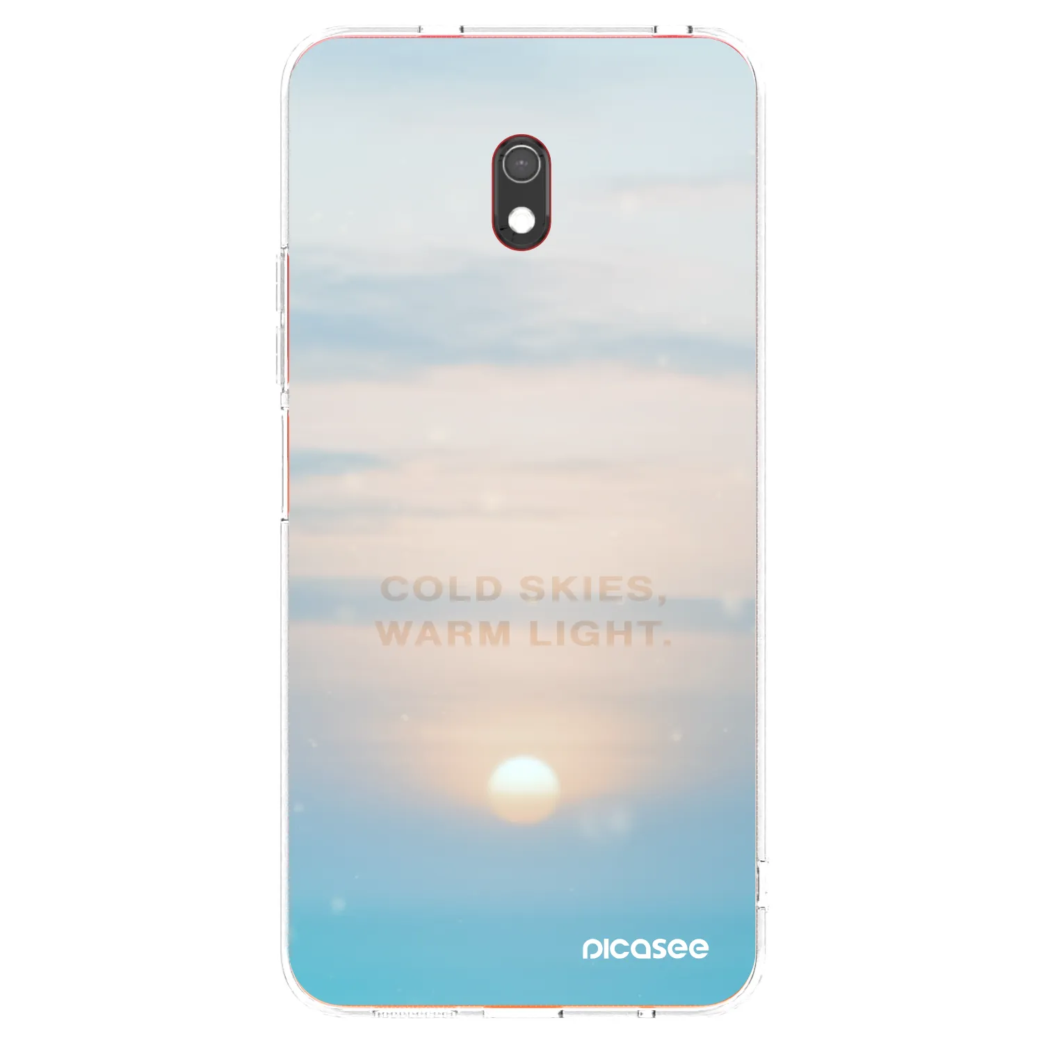 Picasee silikonski prozorni ovitek za Xiaomi Redmi 8A - COLD SKIES