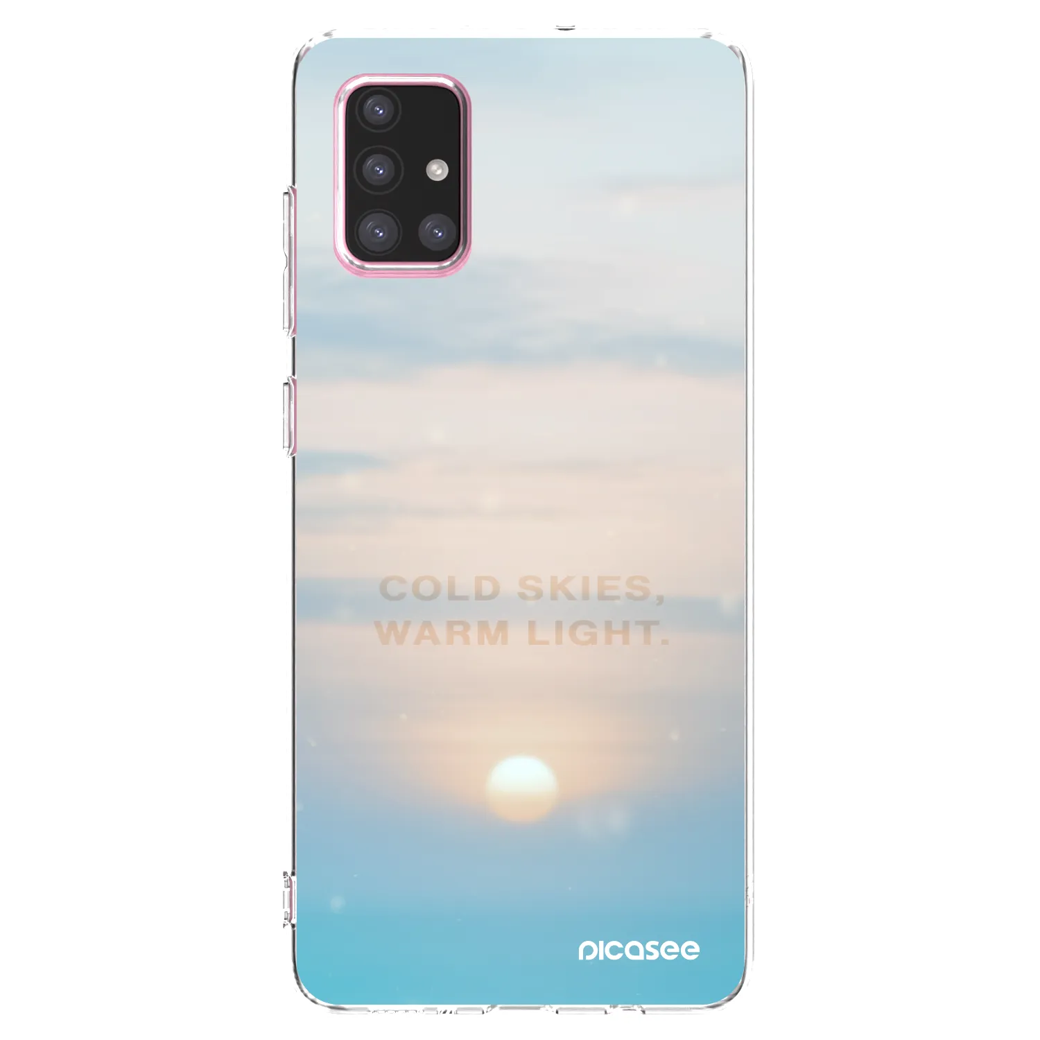 Picasee silikonski prozorni ovitek za Samsung Galaxy A71 A715F - COLD SKIES