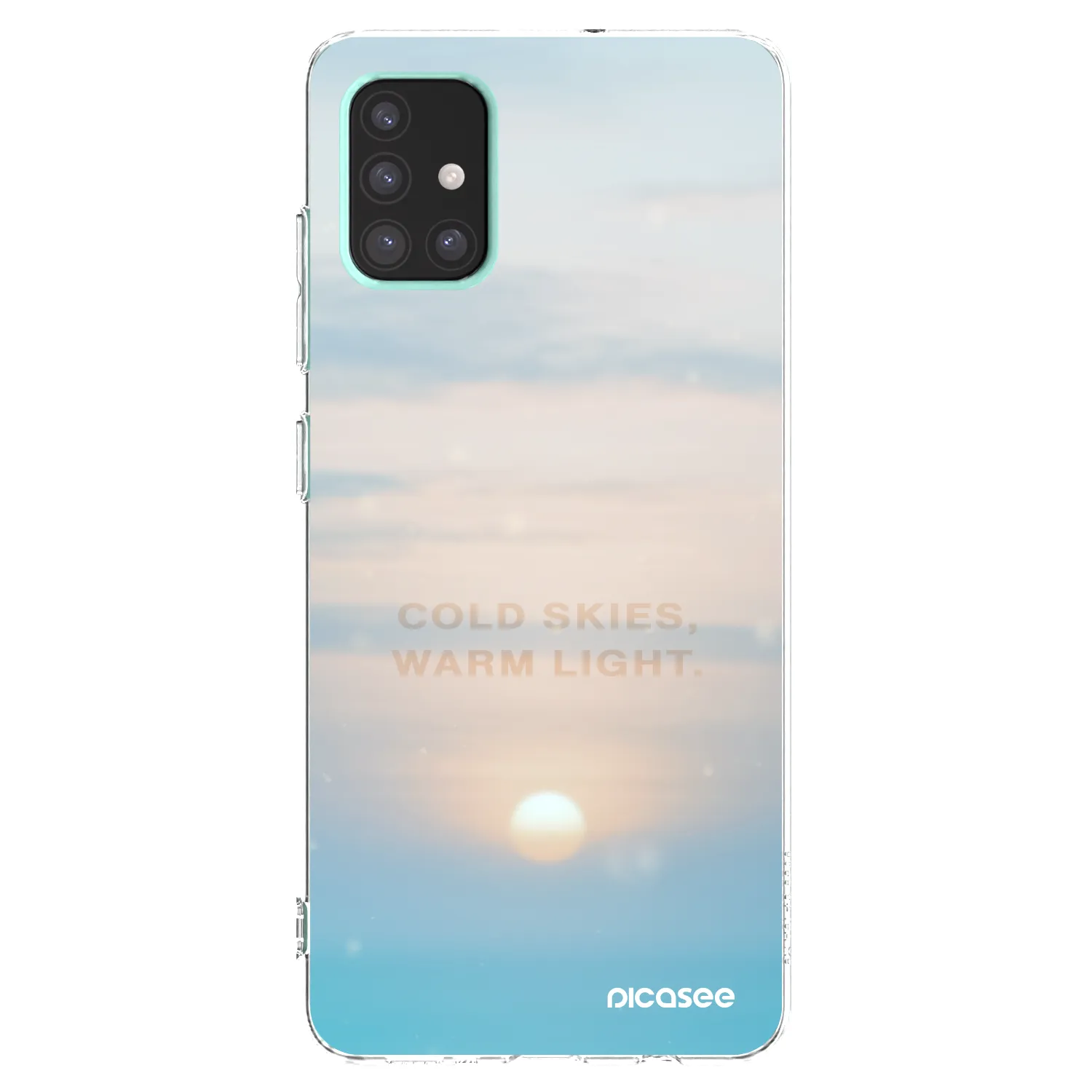 Picasee silikonski prozorni ovitek za Samsung Galaxy A51 A515F - COLD SKIES