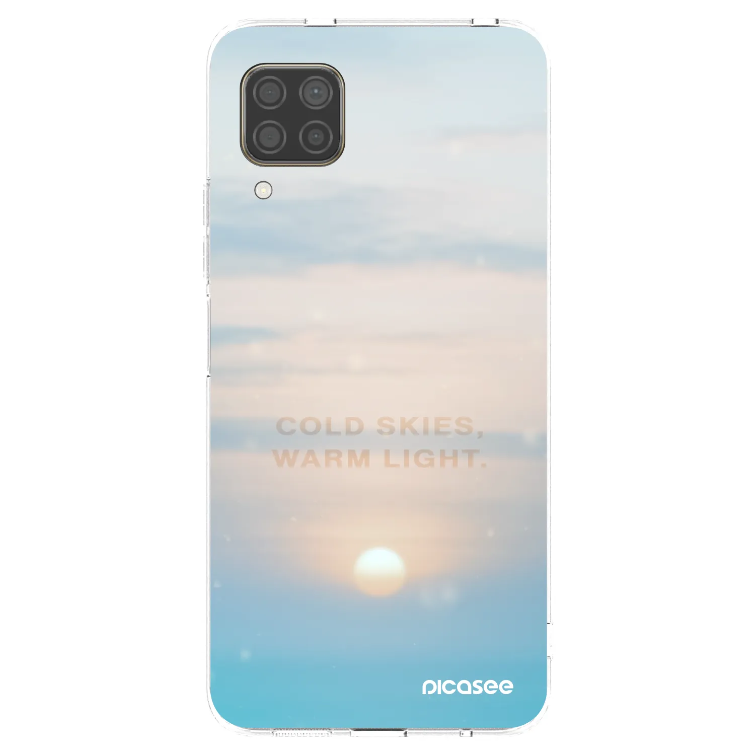 Picasee silikonski prozorni ovitek za Huawei P40 Lite - COLD SKIES