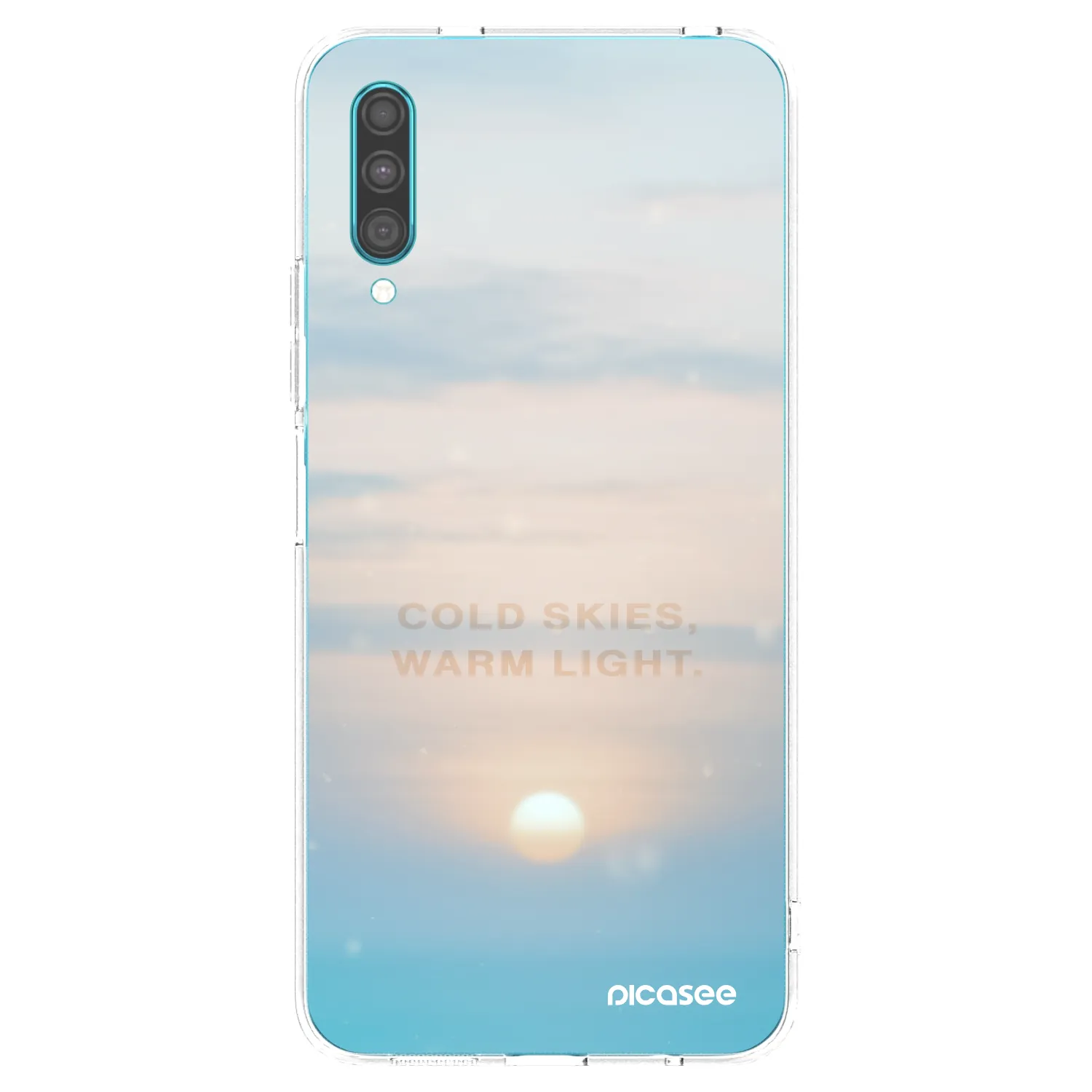 Picasee silikonski prozorni ovitek za Samsung Galaxy A30s A307F - COLD SKIES