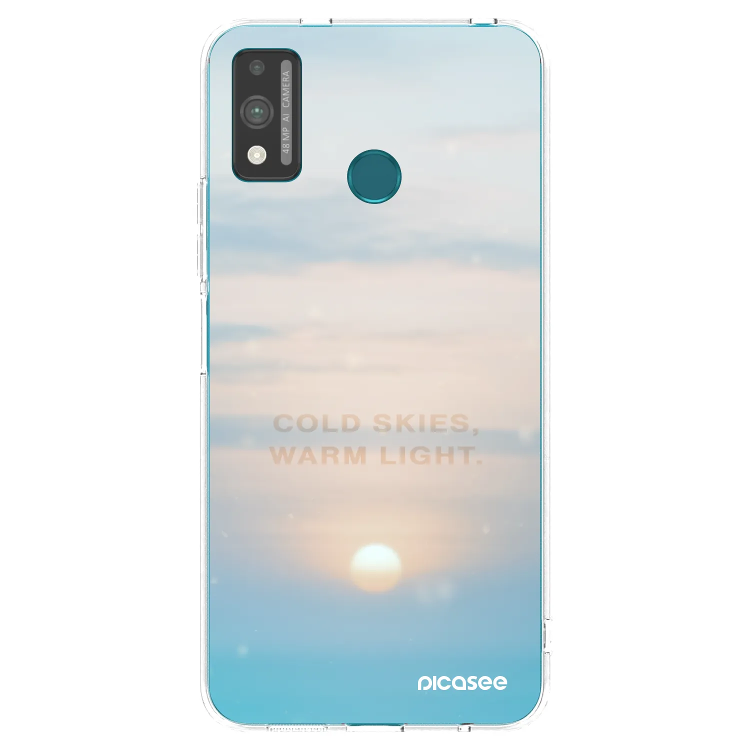 Picasee silikonski prozorni ovitek za Honor 9X Lite - COLD SKIES