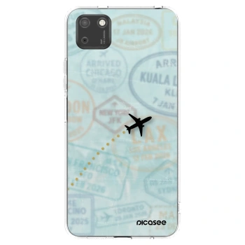 Picasee silikonski prozorni ovitek za Huawei Y5P - FLIGHT PATH