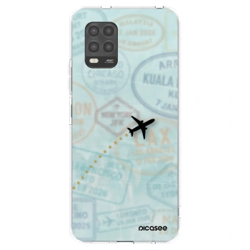 Picasee silikonski prozorni ovitek za Xiaomi Mi 10 Lite - FLIGHT PATH