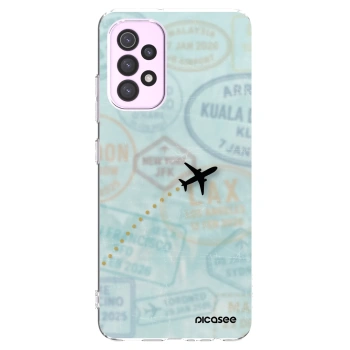 Picasee silikonski prozorni ovitek za Samsung Galaxy A32 5G A326B - FLIGHT PATH