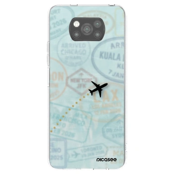 Picasee silikonski črni ovitek za Xiaomi Poco X3 Pro - FLIGHT PATH