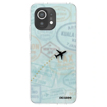Picasee silikonski prozorni ovitek za Xiaomi Mi 11 - FLIGHT PATH