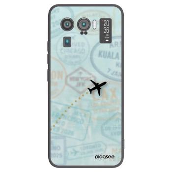 Picasee silikonski črni ovitek za Xiaomi Mi 11 Ultra - FLIGHT PATH