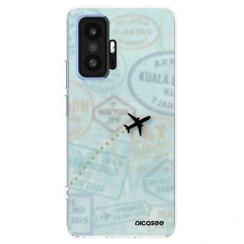 Picasee silikonski prozorni ovitek za Xiaomi 11T - FLIGHT PATH