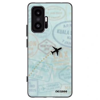 Picasee silikonski črni ovitek za Xiaomi 11T Pro - FLIGHT PATH