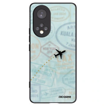 Picasee silikonski črni ovitek za Huawei Nova 9 - FLIGHT PATH