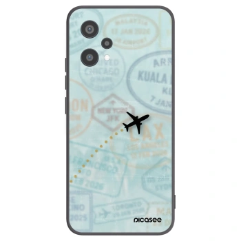 Picasee silikonski črni ovitek za Realme 9 Pro 5G - FLIGHT PATH