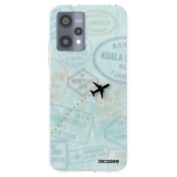 Picasee silikonski prozorni ovitek za Realme 9 Pro 5G - FLIGHT PATH