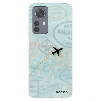 Picasee silikonski prozorni ovitek za Xiaomi 12 Pro - FLIGHT PATH