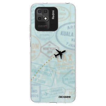 Picasee silikonski prozorni ovitek za Xiaomi Redmi 10C - FLIGHT PATH