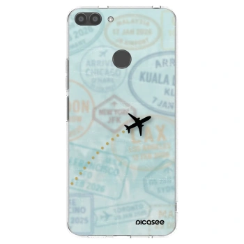 Picasee silikonski prozorni ovitek za Huawei P Smart - FLIGHT PATH