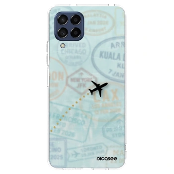 Picasee silikonski prozorni ovitek za Samsung Galaxy M53 5G - FLIGHT PATH