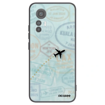 Picasee silikonski črni ovitek za Xiaomi 12 Lite - FLIGHT PATH