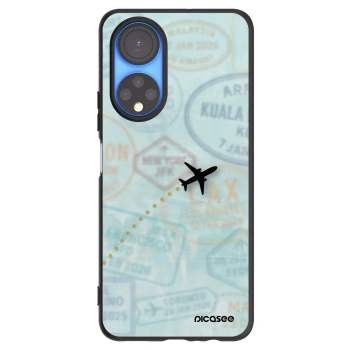 Picasee silikonski črni ovitek za Honor X7 - FLIGHT PATH