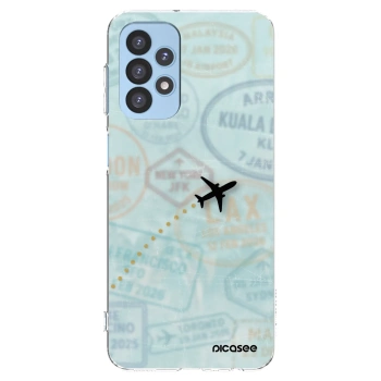 Picasee silikonski prozorni ovitek za Samsung Galaxy A23 A235F 4G - FLIGHT PATH
