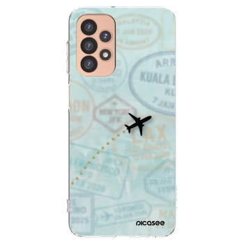 Picasee silikonski prozorni ovitek za Samsung Galaxy A23 A236B 5G - FLIGHT PATH