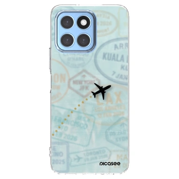 Picasee silikonski prozorni ovitek za Honor X8 5G - FLIGHT PATH