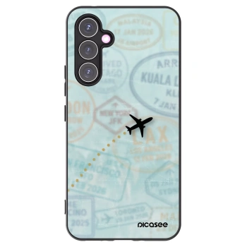 Picasee silikonski črni ovitek za Samsung Galaxy A54 5G A546B - FLIGHT PATH