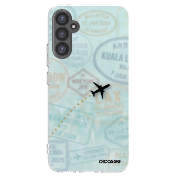 Picasee silikonski prozorni ovitek za Samsung Galaxy A34 5G A346B - FLIGHT PATH