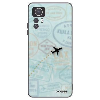 Picasee silikonski črni ovitek za Xiaomi Redmi Note 12S - FLIGHT PATH