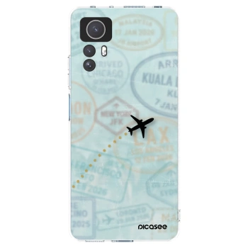 Picasee silikonski prozorni ovitek za Xiaomi Redmi Note 12S - FLIGHT PATH
