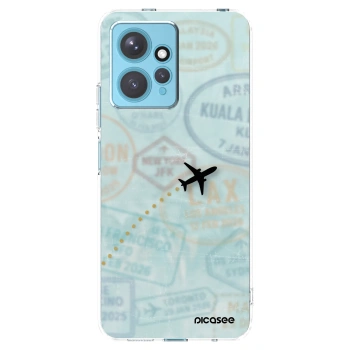 Picasee silikonski prozorni ovitek za Xiaomi Redmi Note 12 4G - FLIGHT PATH