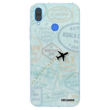 Picasee silikonski prozorni ovitek za Huawei Nova 3 - FLIGHT PATH