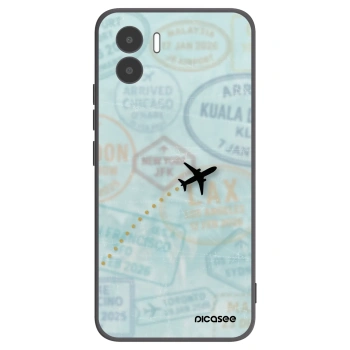 Picasee silikonski črni ovitek za Xiaomi Redmi A2 - FLIGHT PATH