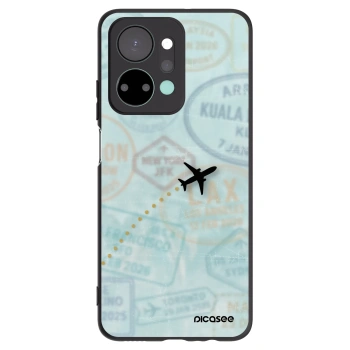 Picasee silikonski črni ovitek za Honor X7a - FLIGHT PATH