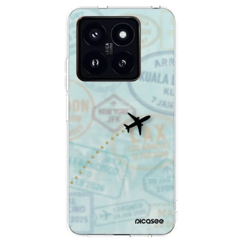 Picasee silikonski prozorni ovitek za Xiaomi 14 Pro - FLIGHT PATH