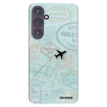 Picasee silikonski prozorni ovitek za Samsung Galaxy S24+ S926B 5G - FLIGHT PATH