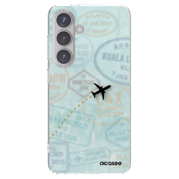 Picasee silikonski prozorni ovitek za Samsung Galaxy S24 S921B 5G - FLIGHT PATH